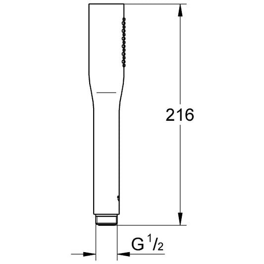 Para dus Grohe Euphoria Cosmopolitan cu 1 jet