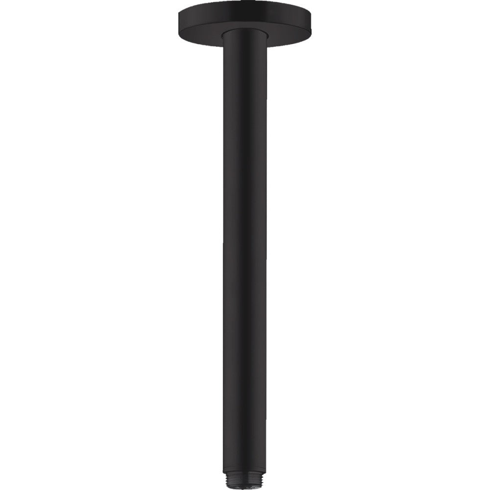 Brat dus fix Hansgrohe S, montaj pe tavan, 30 cm, negru mat