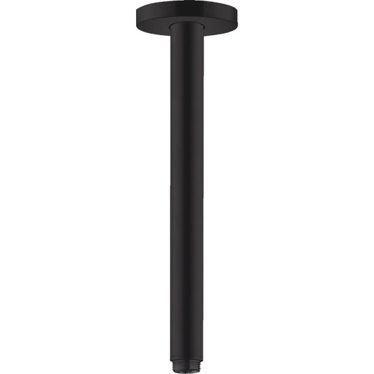 Brat dus fix Hansgrohe S, montaj pe tavan, 30 cm, negru mat
