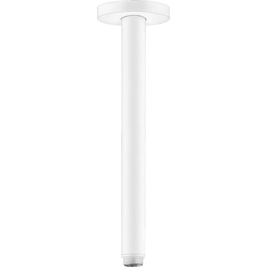 Brat dus fix Hansgrohe S, montaj pe tavan, 30 cm, alb mat