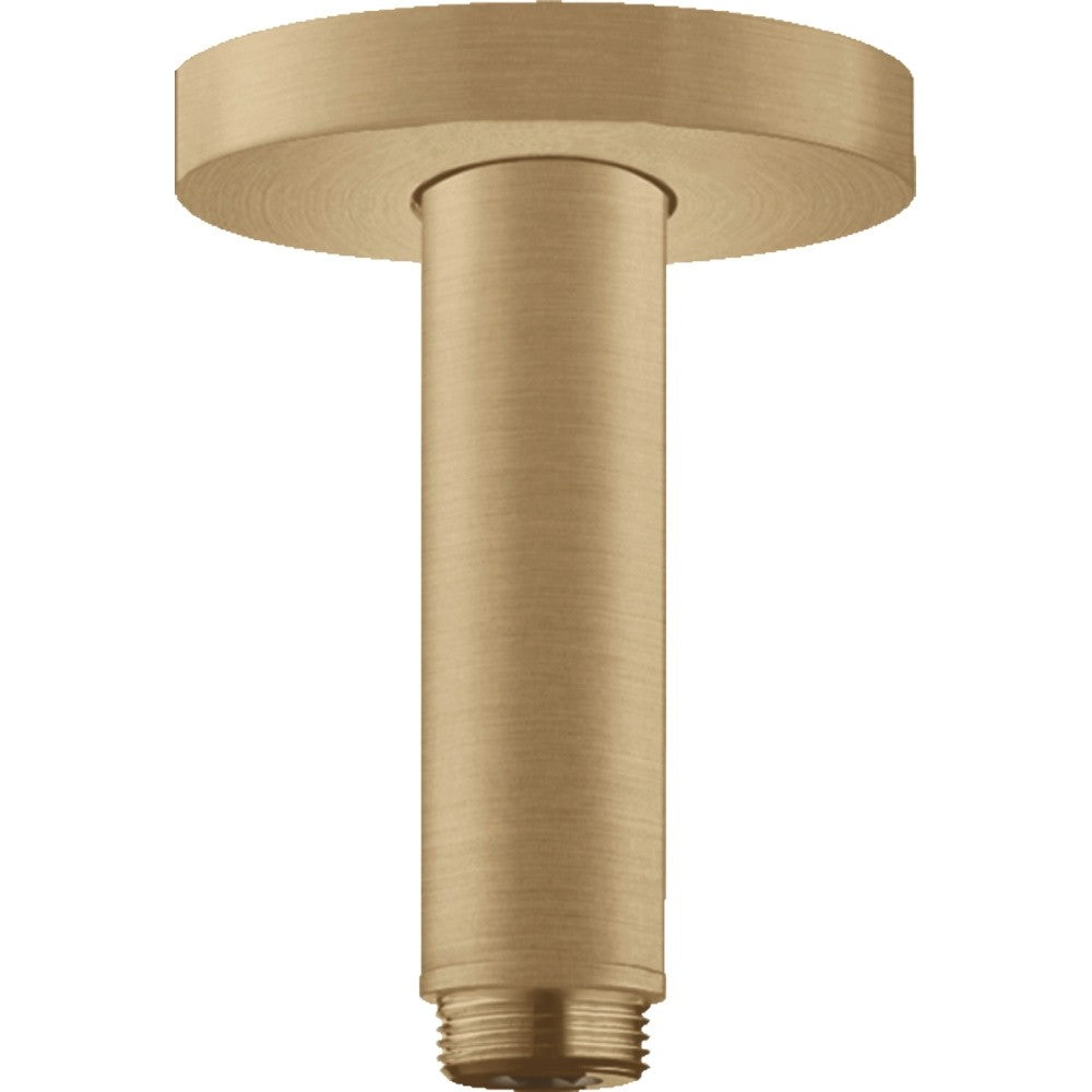 Brat dus fix Hansgrohe S, montaj pe tavan, 10 cm, bronz satinat