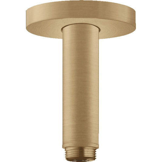 Brat dus fix Hansgrohe S, montaj pe tavan, 10 cm, bronz satinat