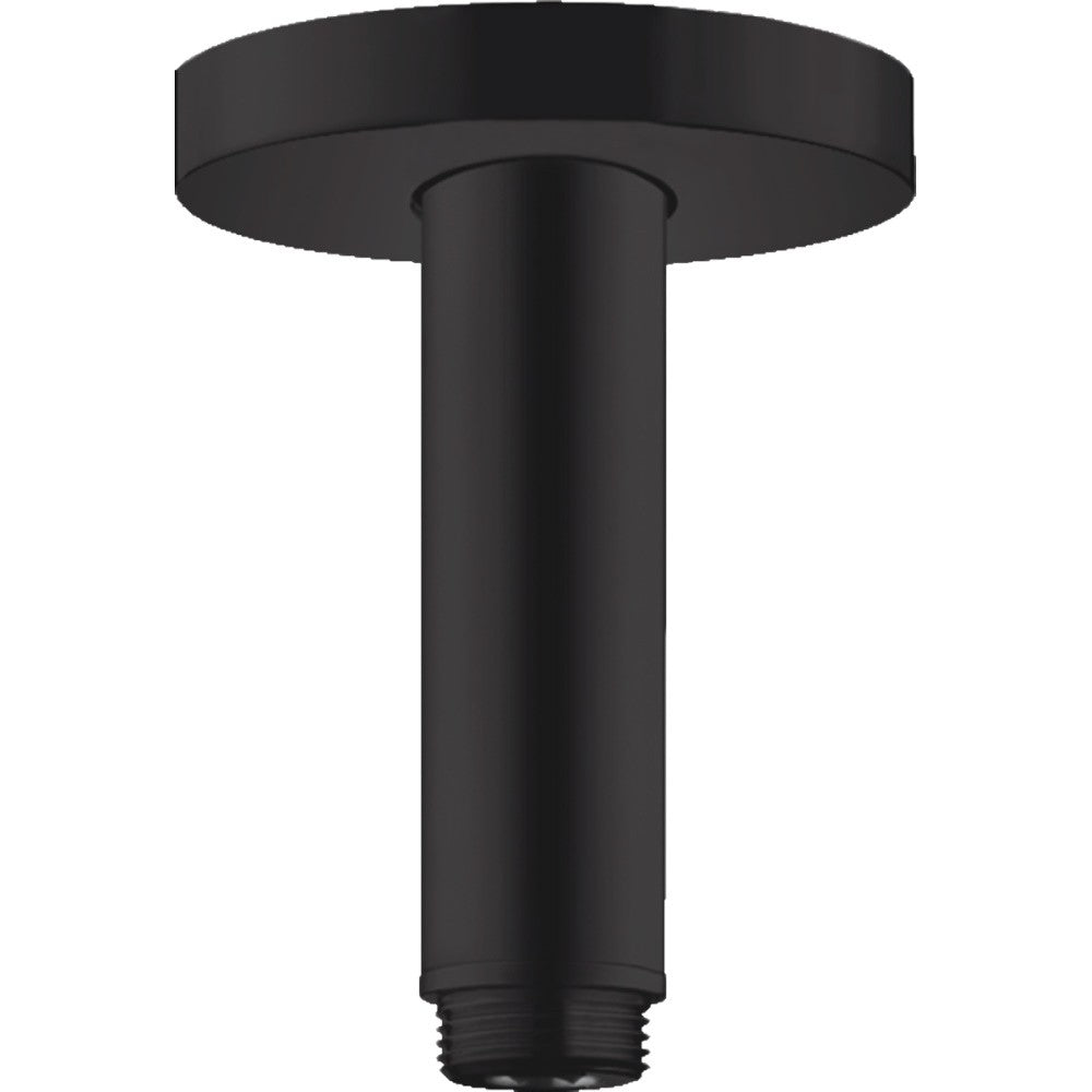 Brat dus fix Hansgrohe S, montaj pe tavan, 10 cm, negru mat