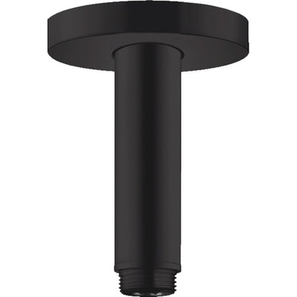 Brat dus fix Hansgrohe S, montaj pe tavan, 10 cm, negru mat