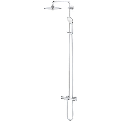 Coloana dus cu baterie cu termostat Grohe Euphoria System 260 cu pipa calda