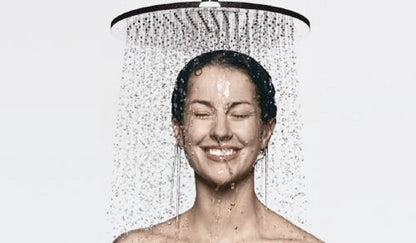 Palarie dus fix Hansgrohe Raindance S, cu brat Ø30 cm