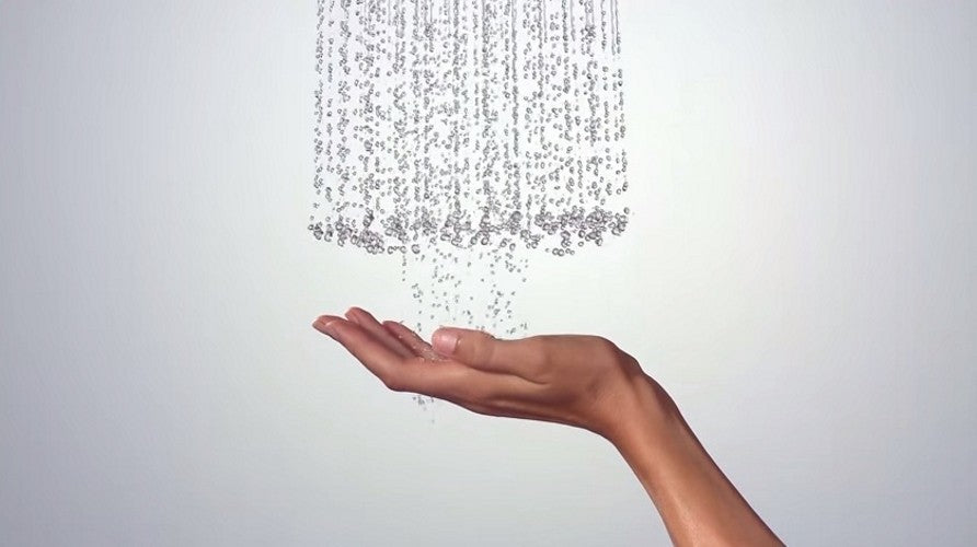 Palarie dus fix Hansgrohe Raindance S, cu brat Ø30 cm