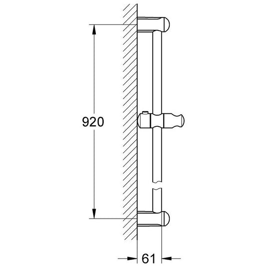 Grohe Tempesta Bara dus 900 mm