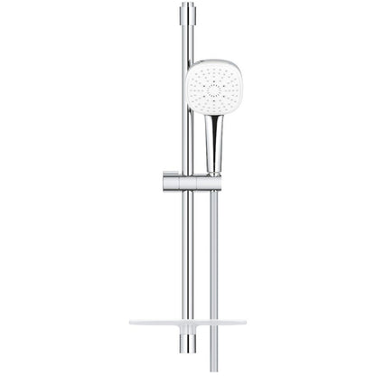 Grohe Tempesta Cube 110 Set dus cu bara 60 cm si savoniera 3 jeturi, crom