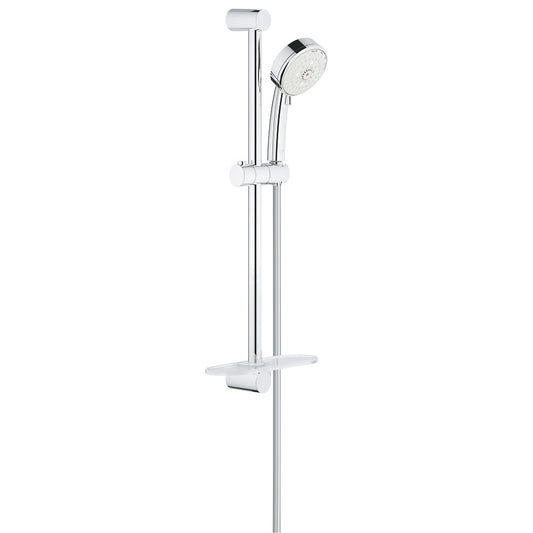 Grohe New Tempesta Cosmopolitan 100 Set dus cu bara 60 cm, savoniera, 4 jeturi