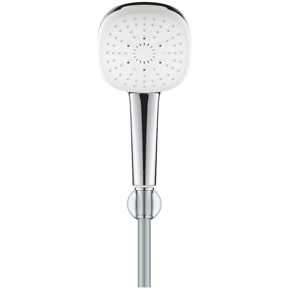 Grohe Tempesta Cube 110 Set dus cu suport fix, 3 jeturi crom