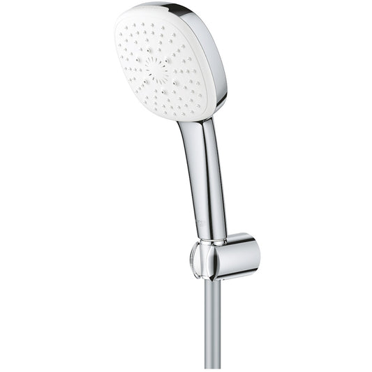 Grohe Tempesta Cube 110 Set dus cu suport fix, 3 jeturi crom