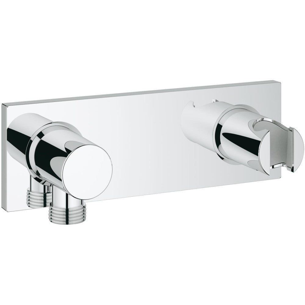 Grohe Grohtherm F Cot de iesire dus cu suport integrat