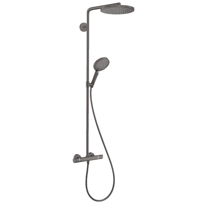 Coloana dus cu baterie si termostat Hansgrohe Raindance Select S 240, antracit mat