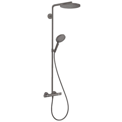 Coloana dus cu baterie si termostat Hansgrohe Raindance Select S 240, antracit mat