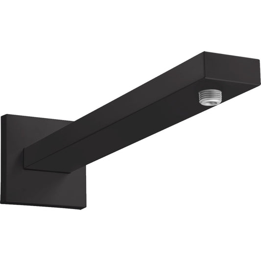 Brat dus fix Hansgrohe patrat 39 cm, negru mat