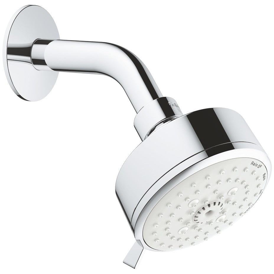 Palarie dus fix Grohe New Tempesta Cosmopolitan 100, Ø10 cm cu brat, 4 jeturi