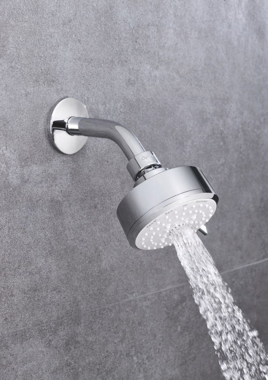 Palarie dus fix Grohe New Tempesta Cosmopolitan 100, Ø10 cm cu brat, 4 jeturi