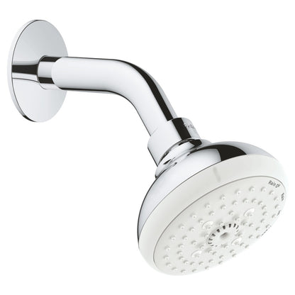Palarie dus fix Grohe New Tempesta 100, Ø10 cm cu brat, 4 jeturi
