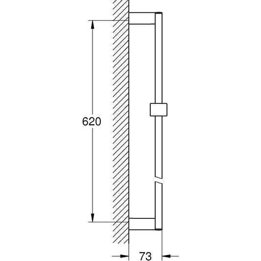 Grohe Euphoria Cube Bara de dus 600 mm