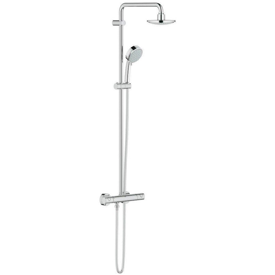 Coloana dus cu baterie si termostat Grohe New Tempesta Cosmopolitan 160
