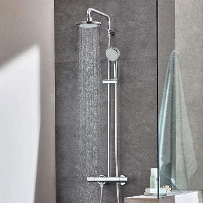Coloana dus cu baterie si termostat Grohe New Tempesta Cosmopolitan 160