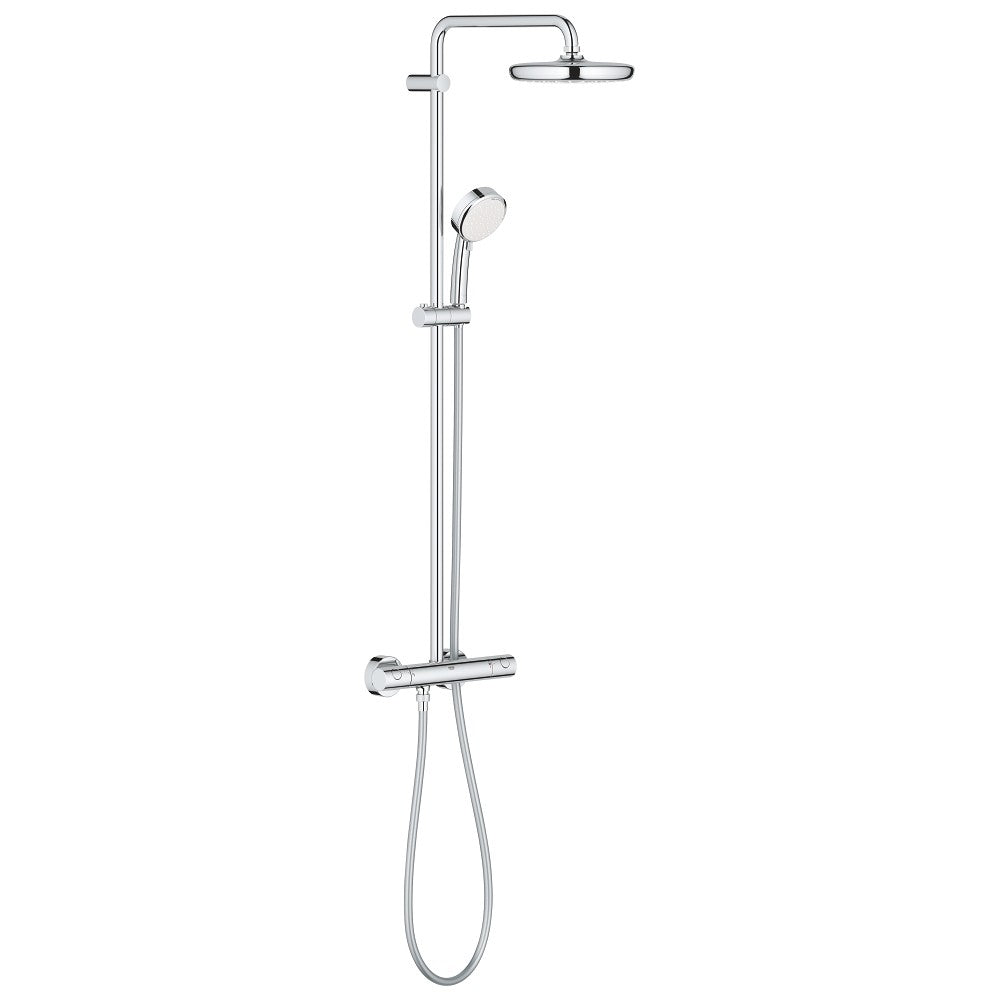 Coloana dus cu baterie si termostat Grohe New Tempesta Cosmopolitan 210