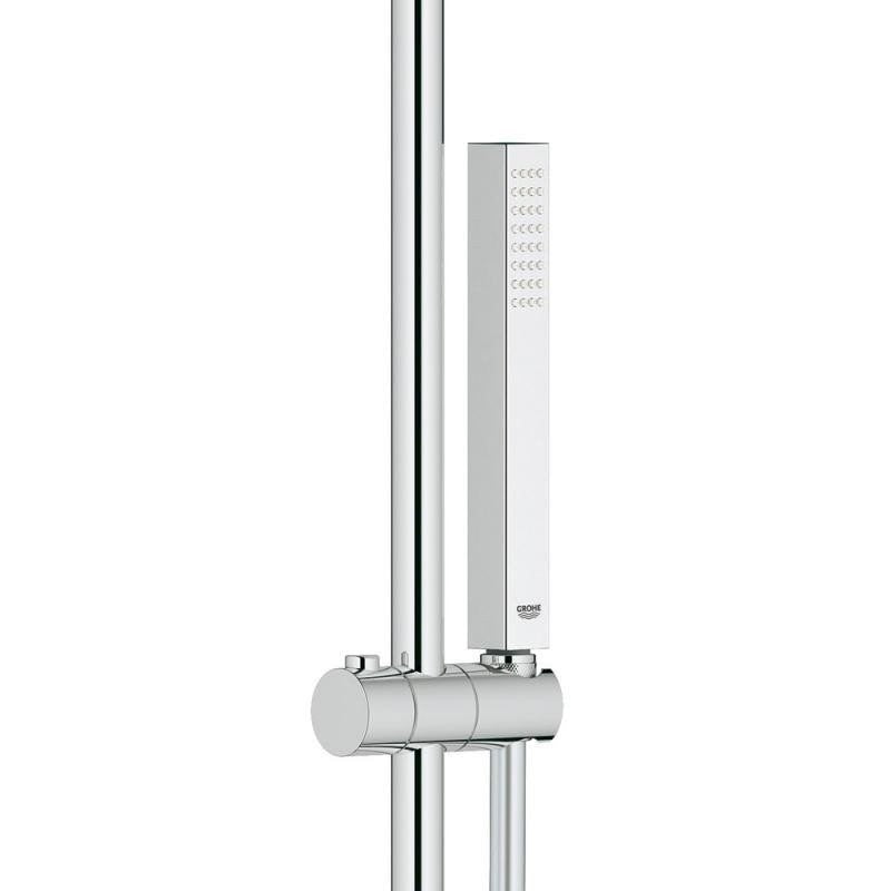 Coloana dus cu baterie si termostat Grohe Euphoria Cube 150