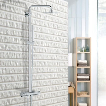Coloana dus cu baterie si termostat Grohe Euphoria Cube 150