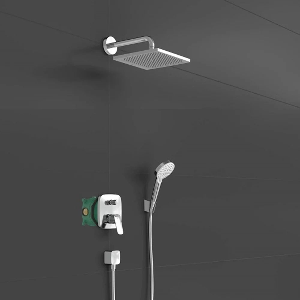 Sistem dus incastrat Hansgrohe Crometta E 240, crom