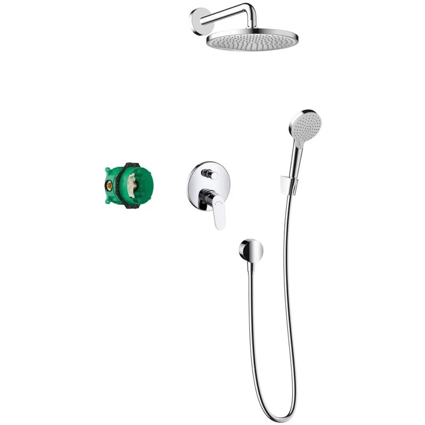 Sistem dus incastrat Hansgrohe Crometta S 240, crom