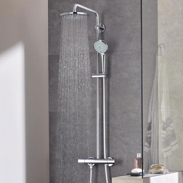 Coloana dus cu baterie si termostat Grohe Euphoria 210