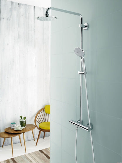 Coloana dus cu baterie si termostat Grohe Euphoria 210