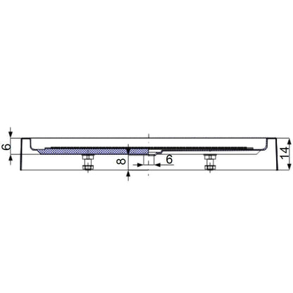 Set promo Cabina dus dreptunghiulara cu usa glisanta Belform Clear 100x80 cm si cadita