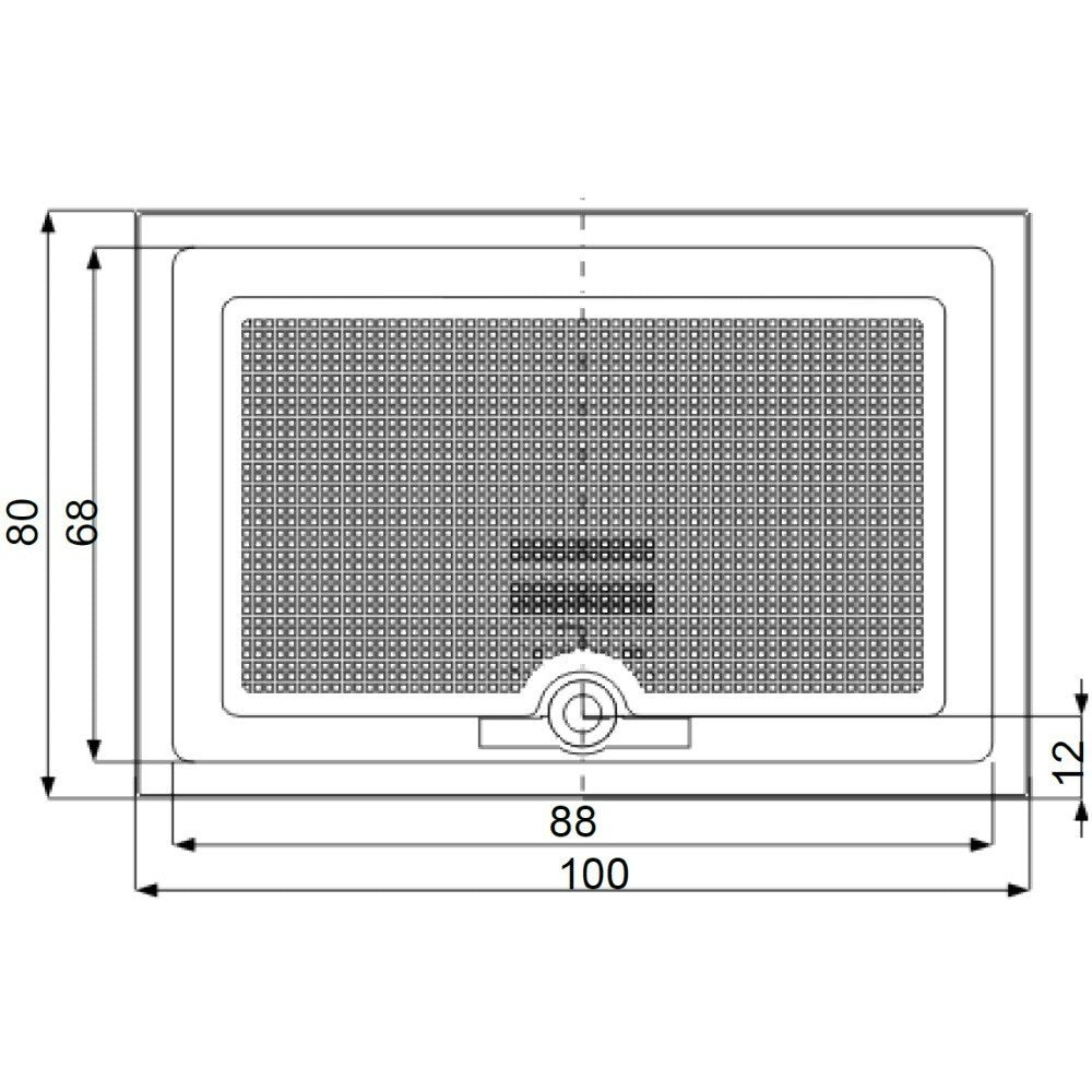 Set promo Cabina dus dreptunghiulara cu usa glisanta Belform Clear 100x80 cm si cadita