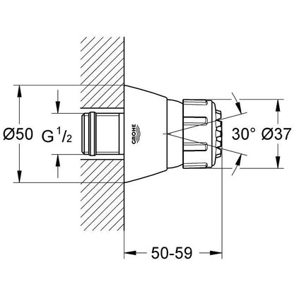Duza Grohe Relexa 50, cu 2 jeturi