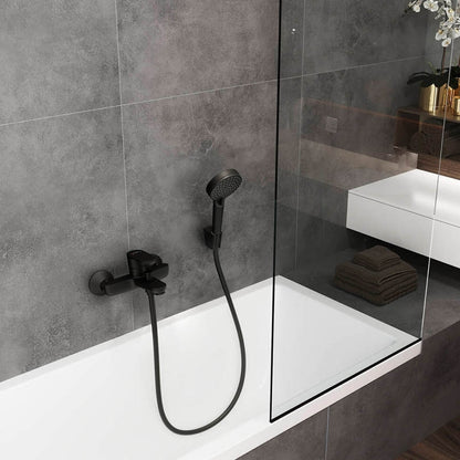 Hansgrohe Porter S Suport para dus, negru mat