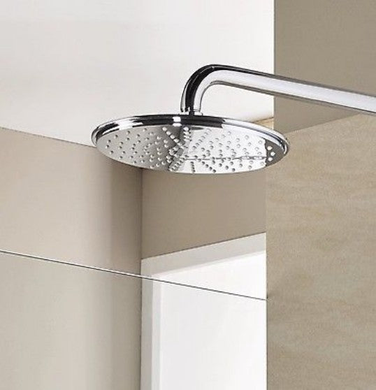 Palarie dus fix Grohe Rainshower Cosmopolitan, cu brat, montaj pe perete, Ø21 cm