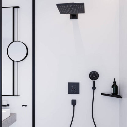 Hansgrohe Porter E Suport para dus, negru mat