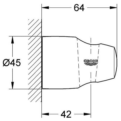 Grohe Movario Suport para de dus