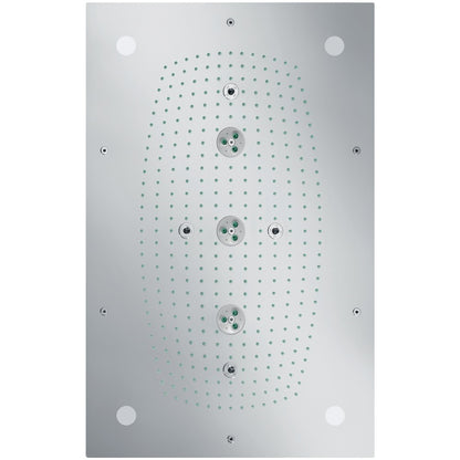 Palarie dus fix Hansgrohe Raindance Rainmaker, 68x46 cu lumina