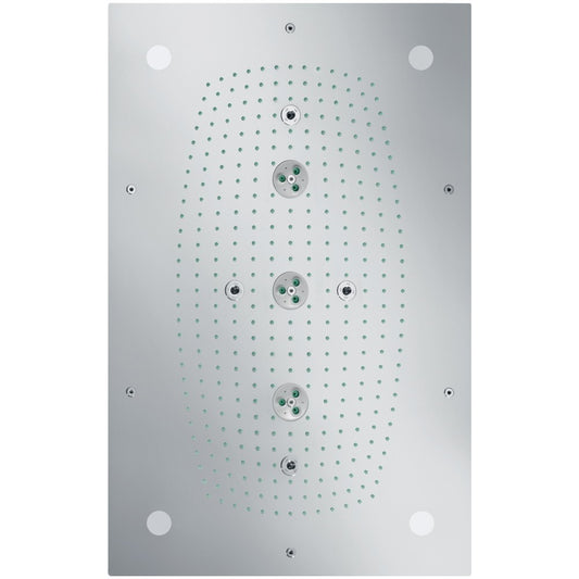 Palarie dus fix Hansgrohe Raindance Rainmaker, 68x46 cu lumina