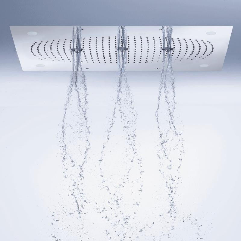 Palarie dus fix Hansgrohe Raindance Rainmaker, 68x46 cu lumina
