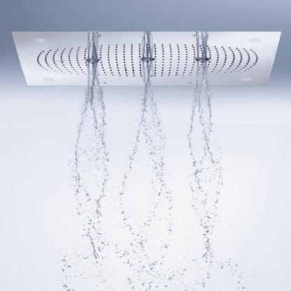 Palarie dus fix Hansgrohe Raindance Rainmaker, 68x46 cu lumina