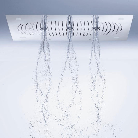 Palarie dus fix Hansgrohe Raindance Rainmaker, 68x46 cu lumina