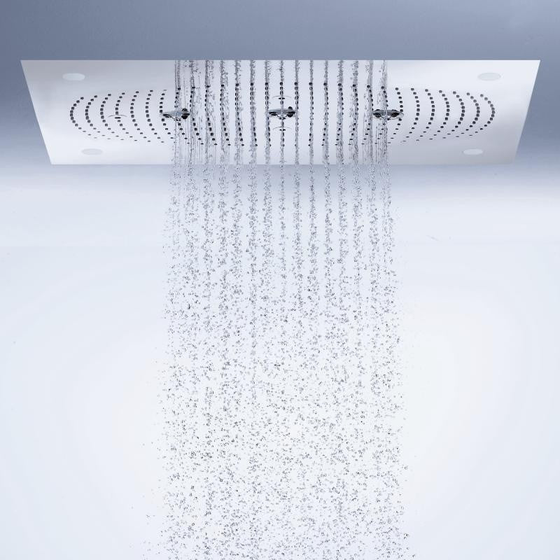 Palarie dus fix Hansgrohe Raindance Rainmaker, 68x46 cu lumina