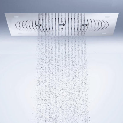 Palarie dus fix Hansgrohe Raindance Rainmaker, 68x46 cu lumina