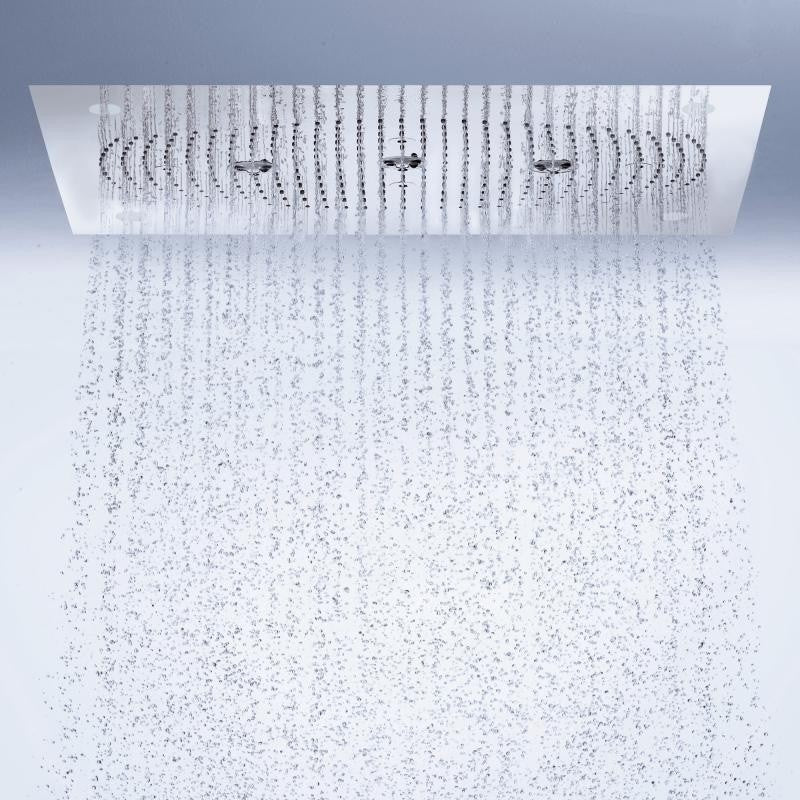 Palarie dus fix Hansgrohe Raindance Rainmaker, 68x46 cu lumina