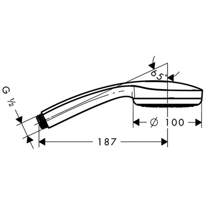 Para dus Hansgrohe Croma 100