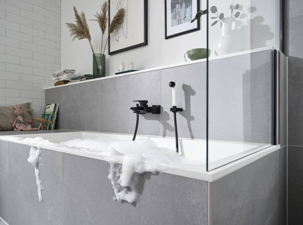 Para dus zebra Hansgrohe Jocolino, alb